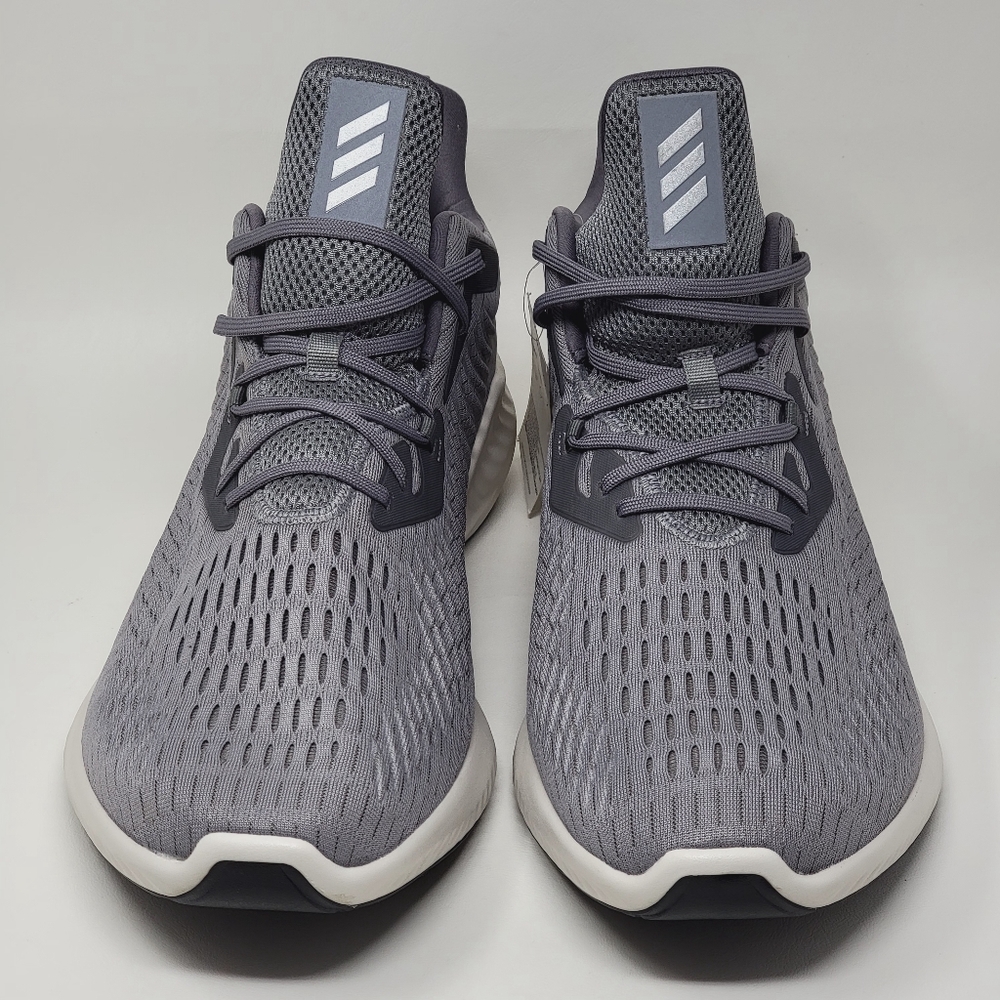 Adidas Alphabounce U Silver Metal EF1229 Running Shoe Sneaker Men's Sz 18 New - Picture 6 of 10